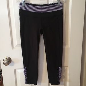 Athleta Blue Striped Leggings - BUY 2 GET 15% OFF!